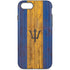 Barbados Flag Dark Wood iPhone 7 Pro Case